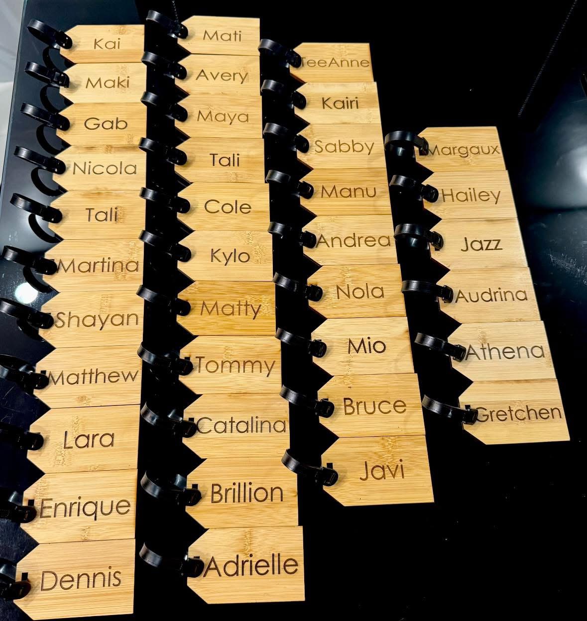 Personalized wooden engraved piece
