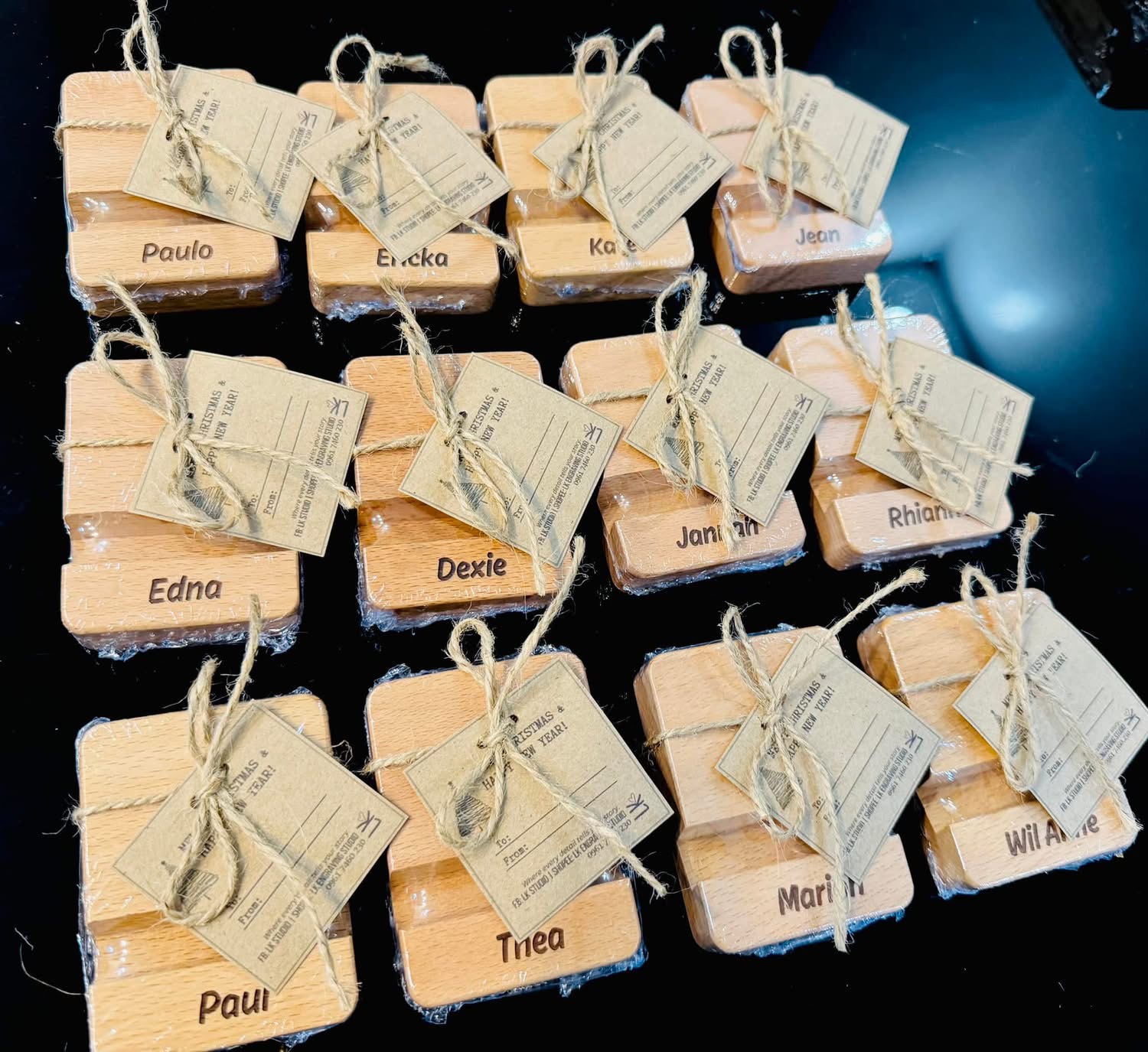 Custom keepsake with laser engraving